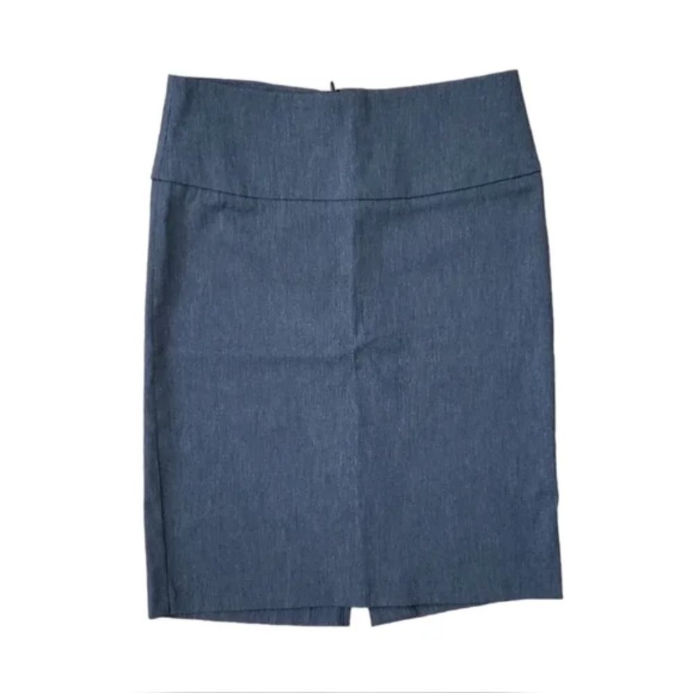 Gray knee length skirt